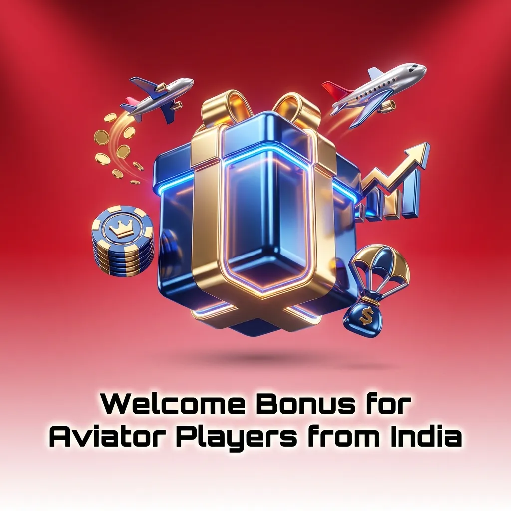 Banner showing ₹200 no-deposit and 100% first deposit welcome bonus for new Aviator casino players from India