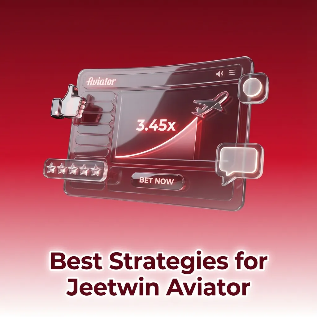 Infographic titled “Best Strategies for Jeetwin Aviator” showing dual bets, preset cashout ranges, and bankroll management tips
