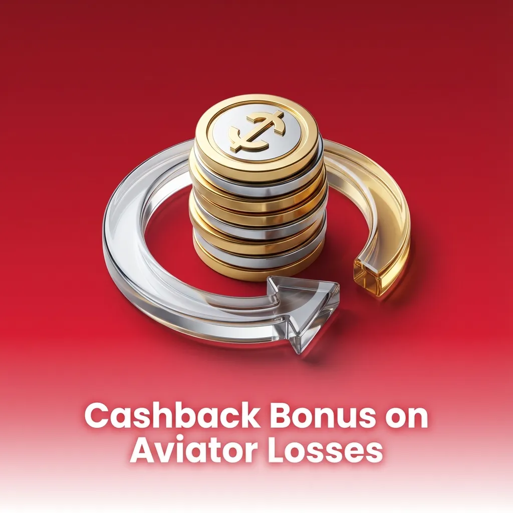 Indian Aviator player receives cashback on losses, with rupee symbols and a safety net icon implying partial refund