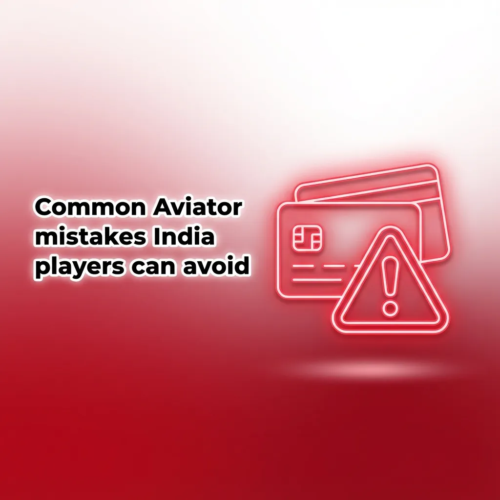 Illustrated guide showing common Aviator game mistakes Indian players make and tips to manage bets, emotions, and limits