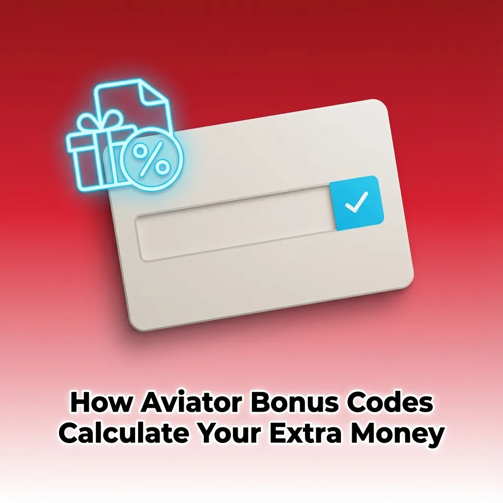 Illustration of Aviator bonus codes showing percentage deposit matches, rupee limits, and total playable balance examples