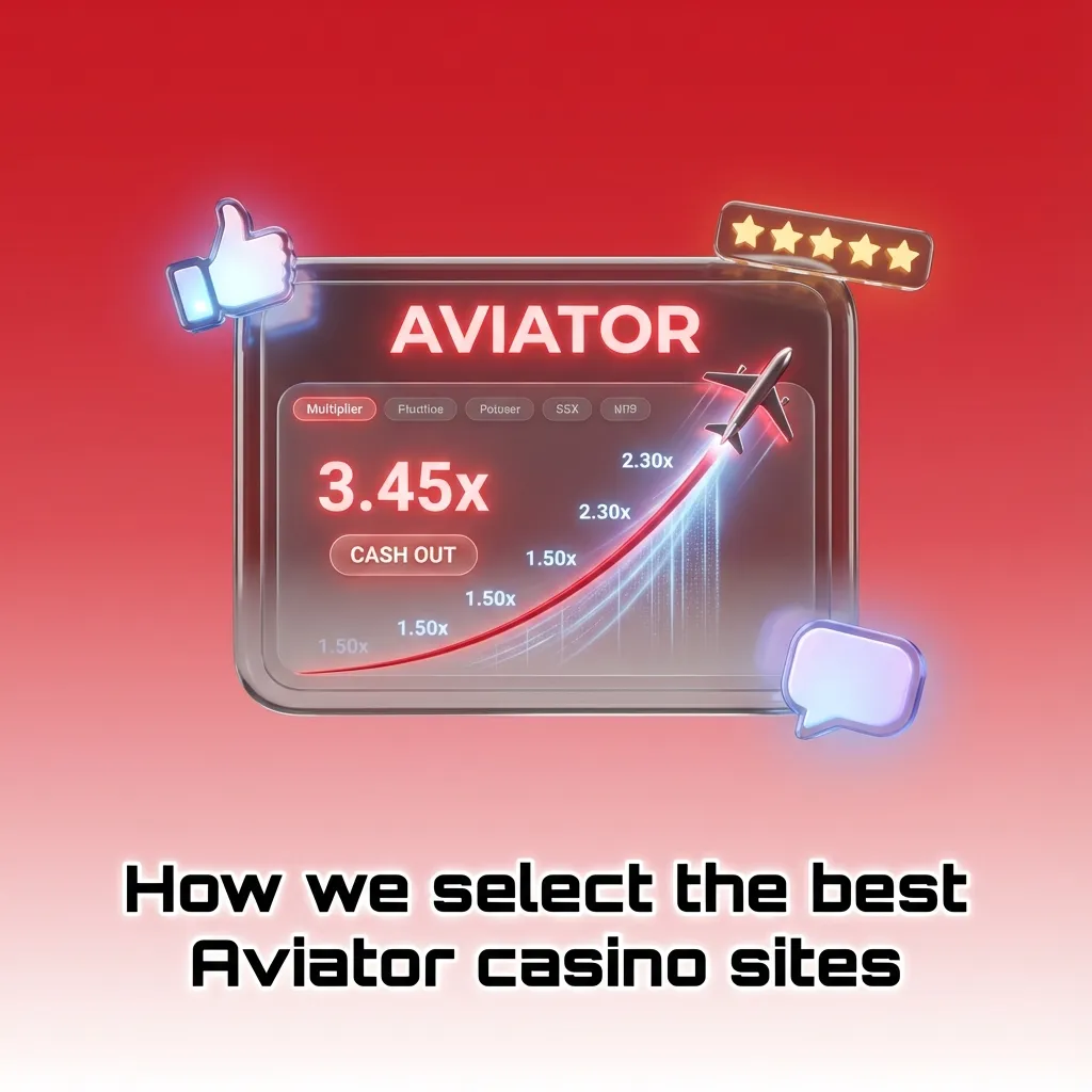 Illustrated checklist showing criteria for selecting safe, licensed Aviator casino sites for Indian players