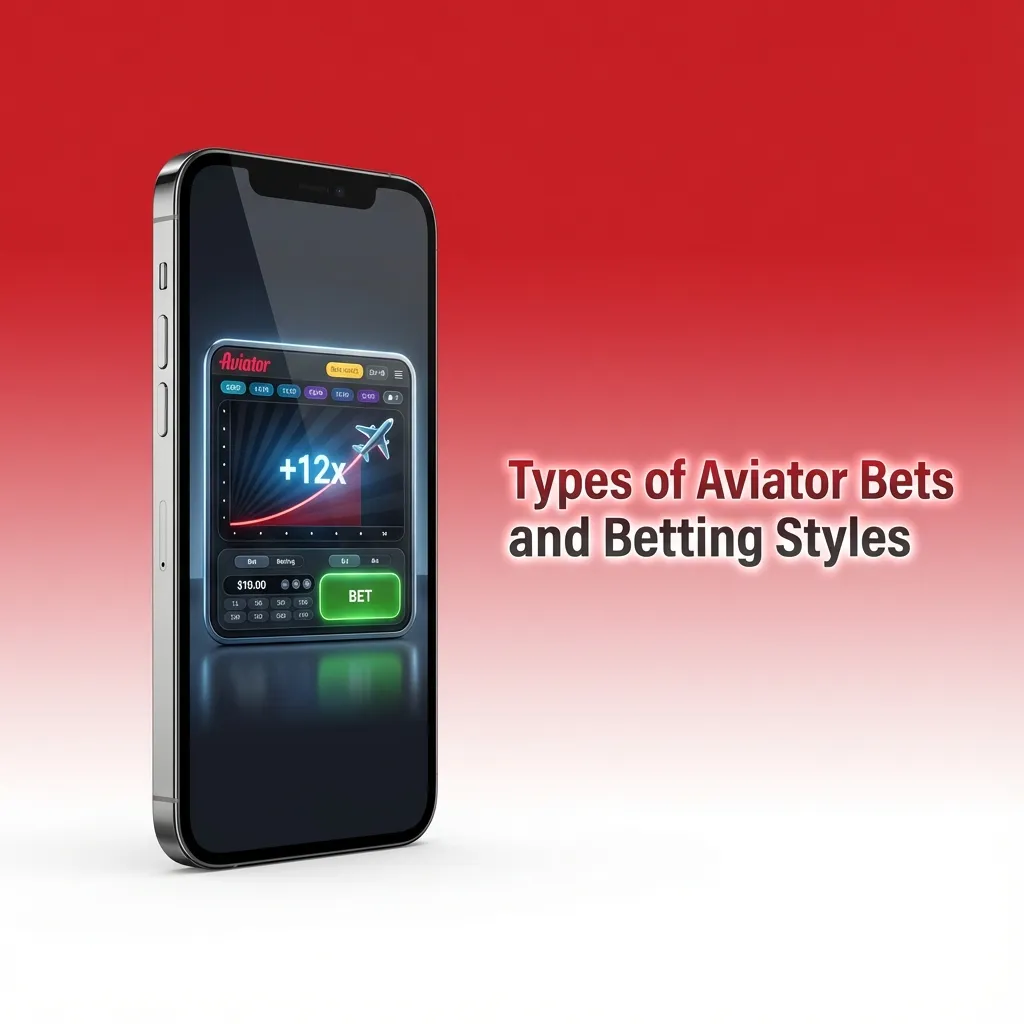 Infographic explaining Aviator betting types: single bet, dual bet, auto-bet, and auto cash-out for different risk levels.