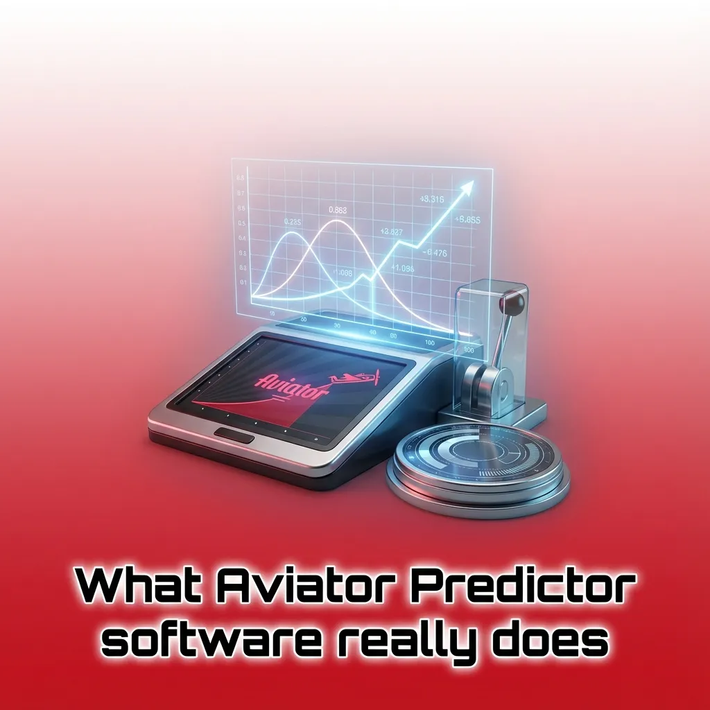 Illustration of a phone showing Aviator Predictor signals like “low cashout” and “high multiplier expected” for a crash gambling game